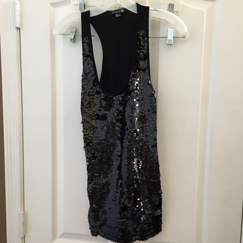 FINAL MARKDOWN Sequin forever 21 top medium